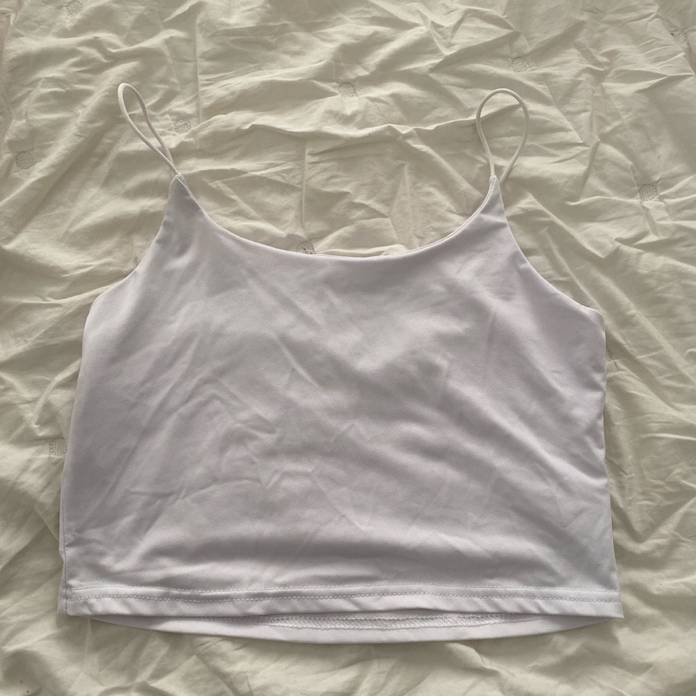 White tank top